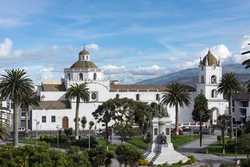 Foto op Plexiglas Kathedraal van Latacunga, Ecuador © Suzanne Plumette