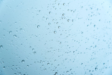 Water drops on a window