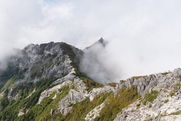地蔵岳　オベリスク　鳳凰三山