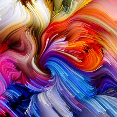 Rolgordijnen Conceptual Liquid Color © agsandrew