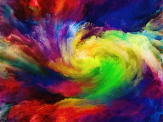 Selbstklebende Fototapete Gemixte farben Geschwindigkeit des Hintergrunds