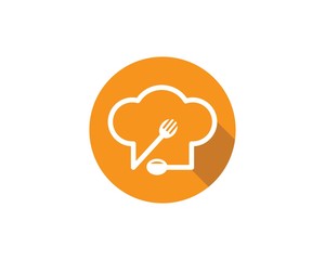 hat chef logo template