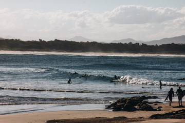 Surfing Scotts Head Australia surfer longboard