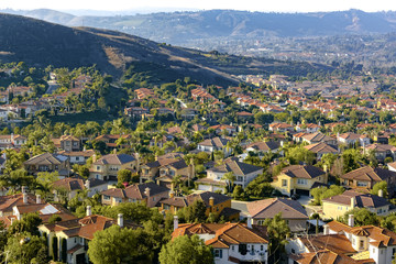 San Clemente homes seen from hiking