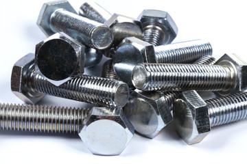 Nuts and Bolts Isolated