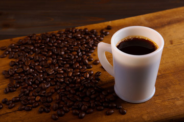 コーヒーと珈琲豆
