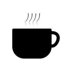 coffee cup modern vector drawing draft flat