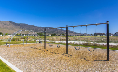Swing set at a local playground