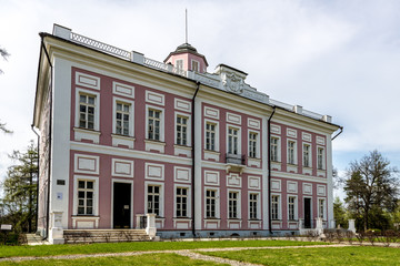 An old manor in a classical style in Russia
