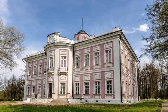 An old manor in a classical style in Russia

