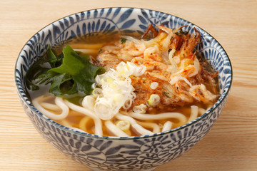 桜えびのかき揚げうどん
