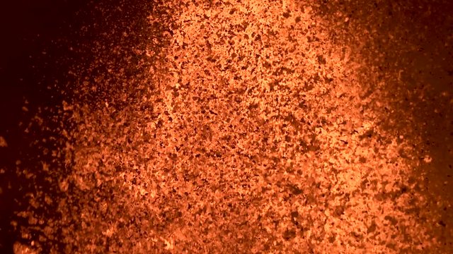 Volcanic eruption of Kilauea volcano in Hawaii at the end of May 2018, Fissure 8, 4K