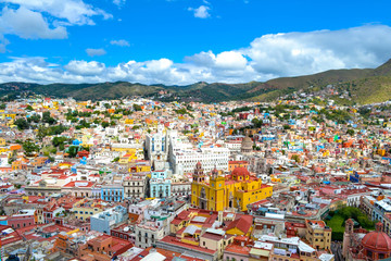 The colorful city of Guanajuato Mexico