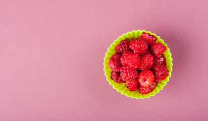 Fresh organic rapsberry