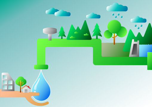 World Water Day concept.