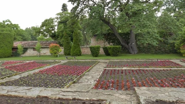 Botanical garden at Balchik Palace in Bulgaria