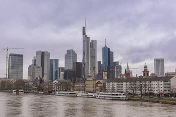 Fototapeta na wymiar Frankfurt city (Germany).