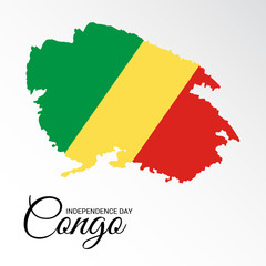 Obraz premium Congo Independence Day.