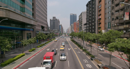 Fototapeta na wymiar Taipei urban cityscape