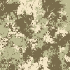 Digital pixel camouflage pattern 