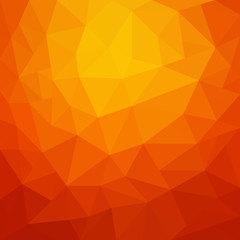 Abstract orange geometric background