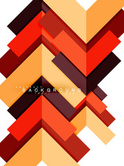 Multicolored abstract geometric shapes, geometry background for web banner