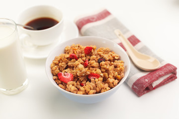 Bowl of healthy muesli