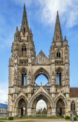 Fototapeta na wymiar Abbey of St. Jean des Vignes, Soissons, France