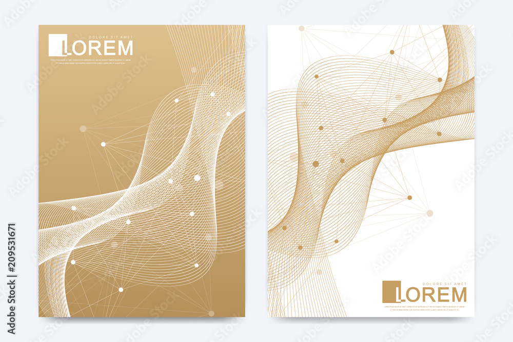 Aufkleber modern vector template for brochure leaflet flyer cover banner catalog magazine or annual report in 