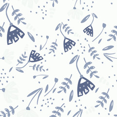 Seamless pattern with floral