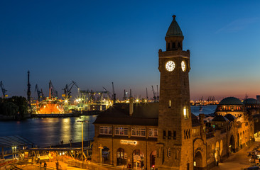 Free and Hanseatic City of Hamburg - St. Pauli Piers..