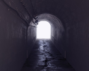 Obraz premium The Light at the End of the Tunnel