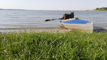 faltboot an der müritz