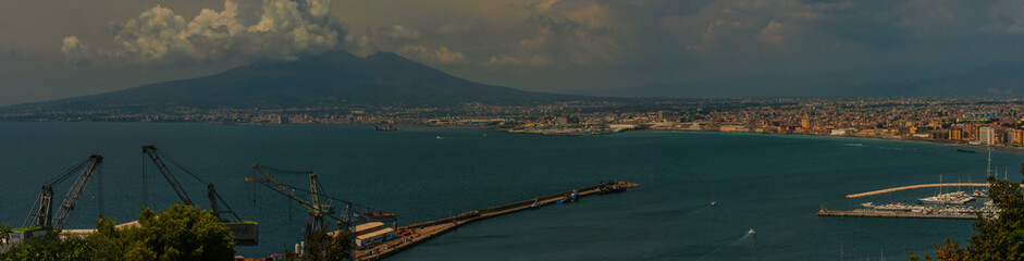 Fototapeta premium Golf von Neapel Panorama