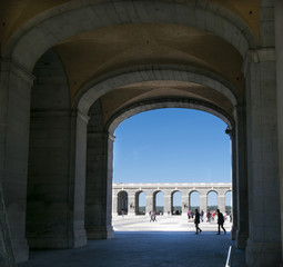 Arcos del  Palacio Real de Madrid