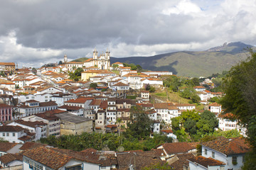 【ブラジルの世界遺産】オウロ・プレット歴史地区の風景