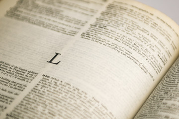 Fototapeta premium Roman letter on book