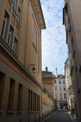 Rue étroite du vieux Paris, France