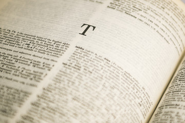 Roman letter on book