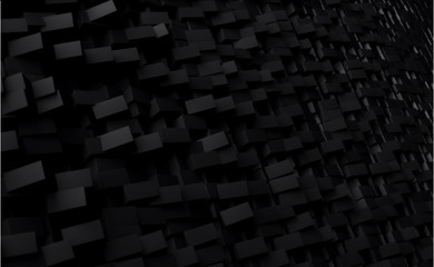 3D Black Background
