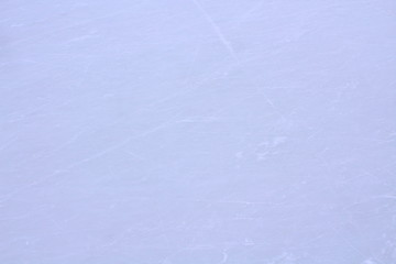 Ice on the ice rink. Close-up. Background.