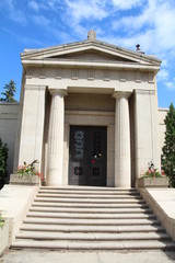 Entrance To The Mausoleum, Edmonton, Alberta