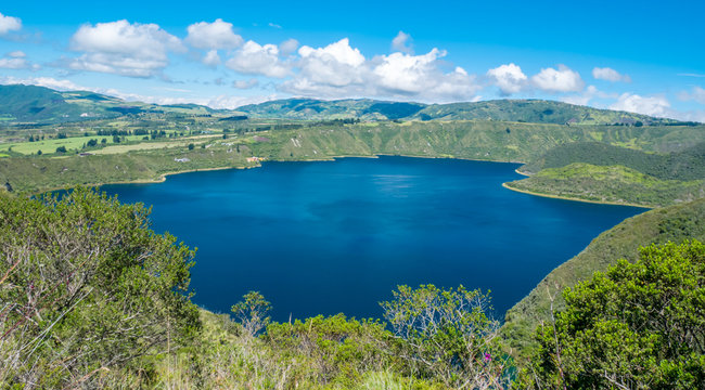 Laguna Cuicocha (Cotacachi) in Ecuador, South America