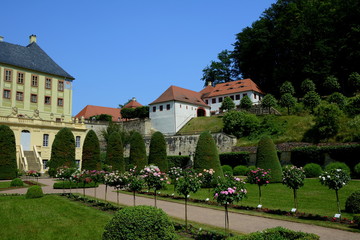 Fototapeta na wymiar Schloss Weesenstein im Müglitztal