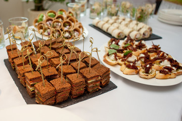 Coffee break, catering a business conference