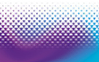 Geometric background with small triangles. Different shades of purple and blue. Digital gradient. Halftone pattern.  © annagolant