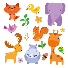 Obraz premium animals character design