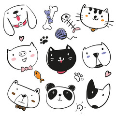 animals sketch design