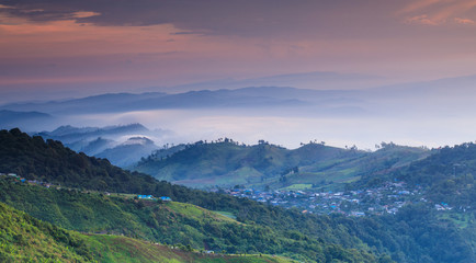 Fototapeta premium Landscape of Phu- tub-berk Phetchabun province, Thailand.