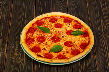 Hot Pepperoni pizza